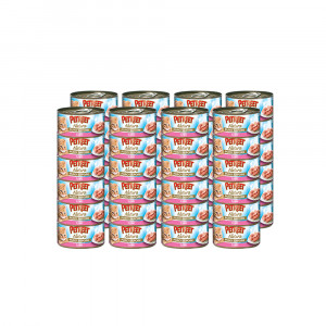 ПР0044329*48 Корм для кошек кусочки тунца в рыбном супе конс. 70г (упаковка - 48 шт) PETREET