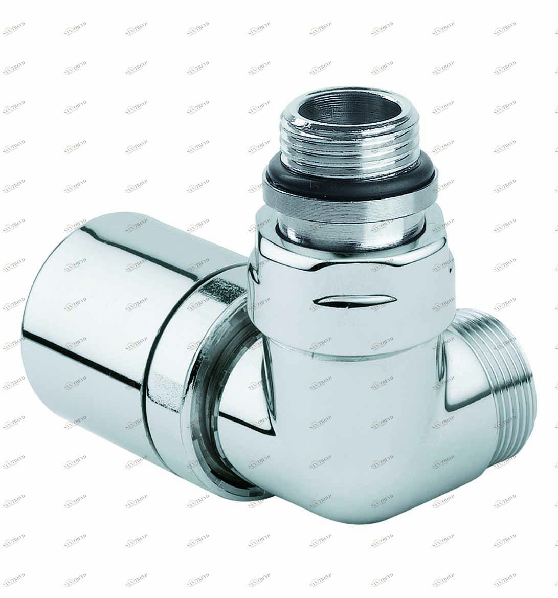 Carlo Poletti V76101ESX Клапан термостатический коаксиальный, правый или левый, с подключением стальной трубы 