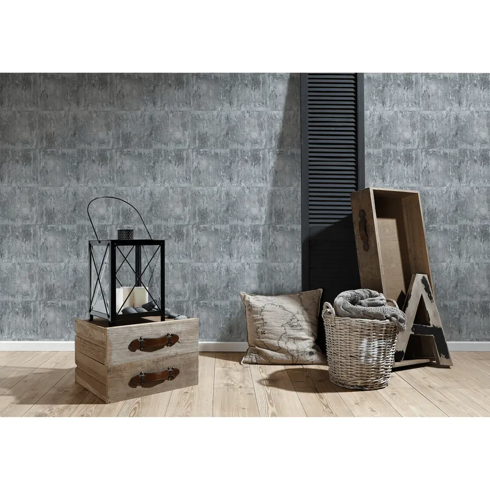 Обои флизелиновые A.S. Creation AS Bude серые 0.53 м 361183 STLM-2156737 - Вид №5