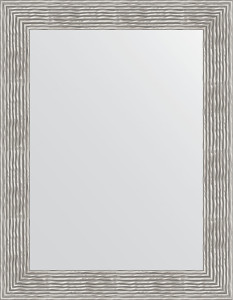 BY 3185 Зеркало в багетной раме - волна хром 90 mm EVOFORM Definite