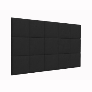 90603204 Стеновая панель G30301 Eco Leather Black 30х30см 1шт STLM-0302194 TARTILLA