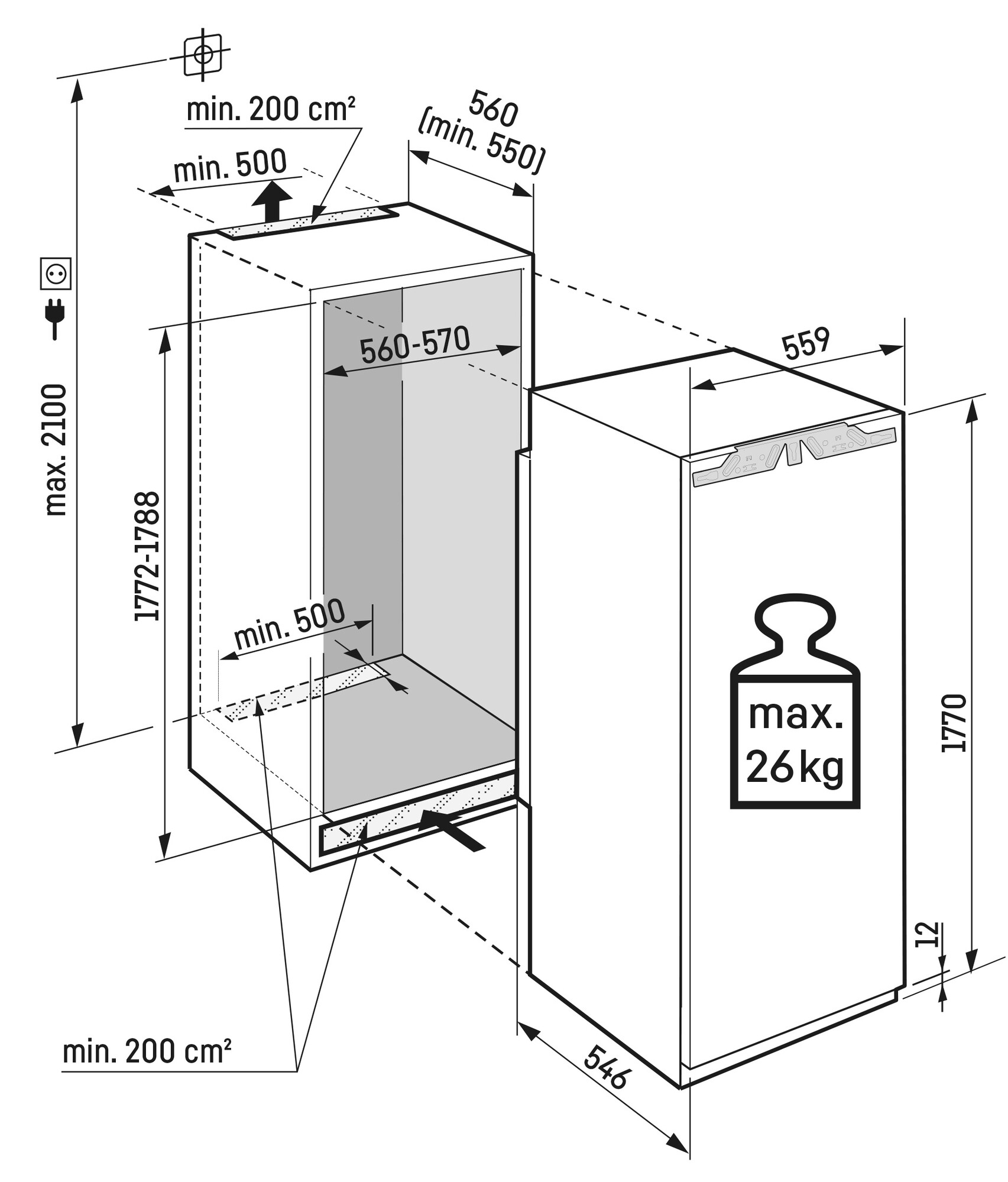 5465686 Встраиваемый морозильный шкаф Liebherr SIFNe 5108-22 001 STDN-0054411 - Вид №9
