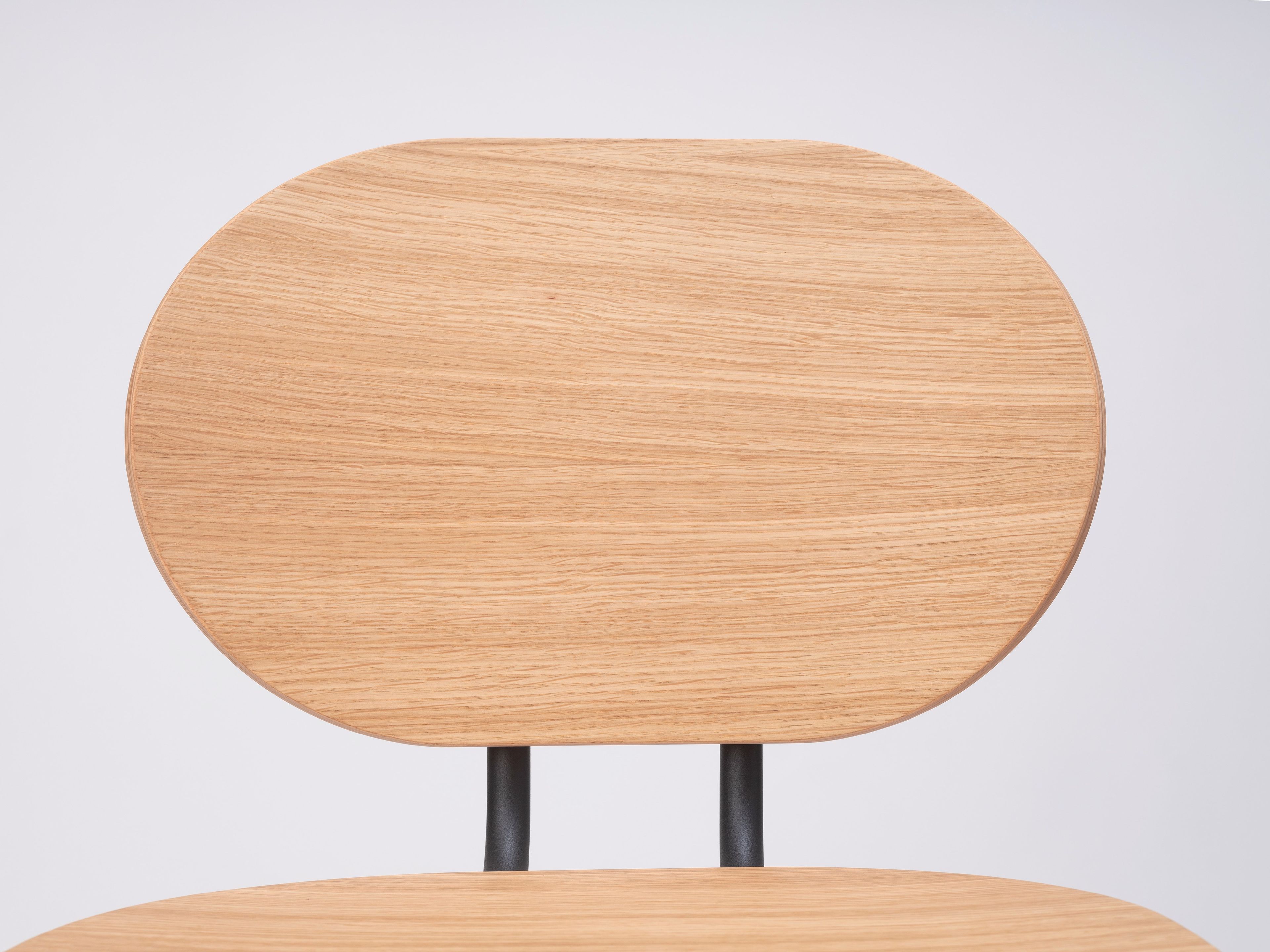 Деревянный барный стул с подставкой для ног ONDARRETA Hari ARCH-00133416 - Вид №4