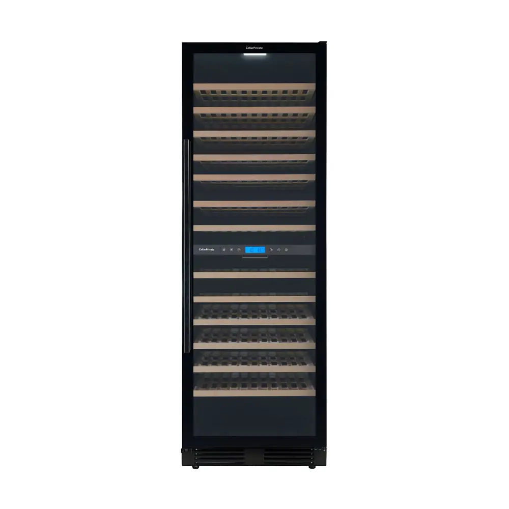 91023655 Винный шкаф Cellar Private CP165-2TB 59.50x176x69.50 см 163 бутылки цвет черный STLM-0445491