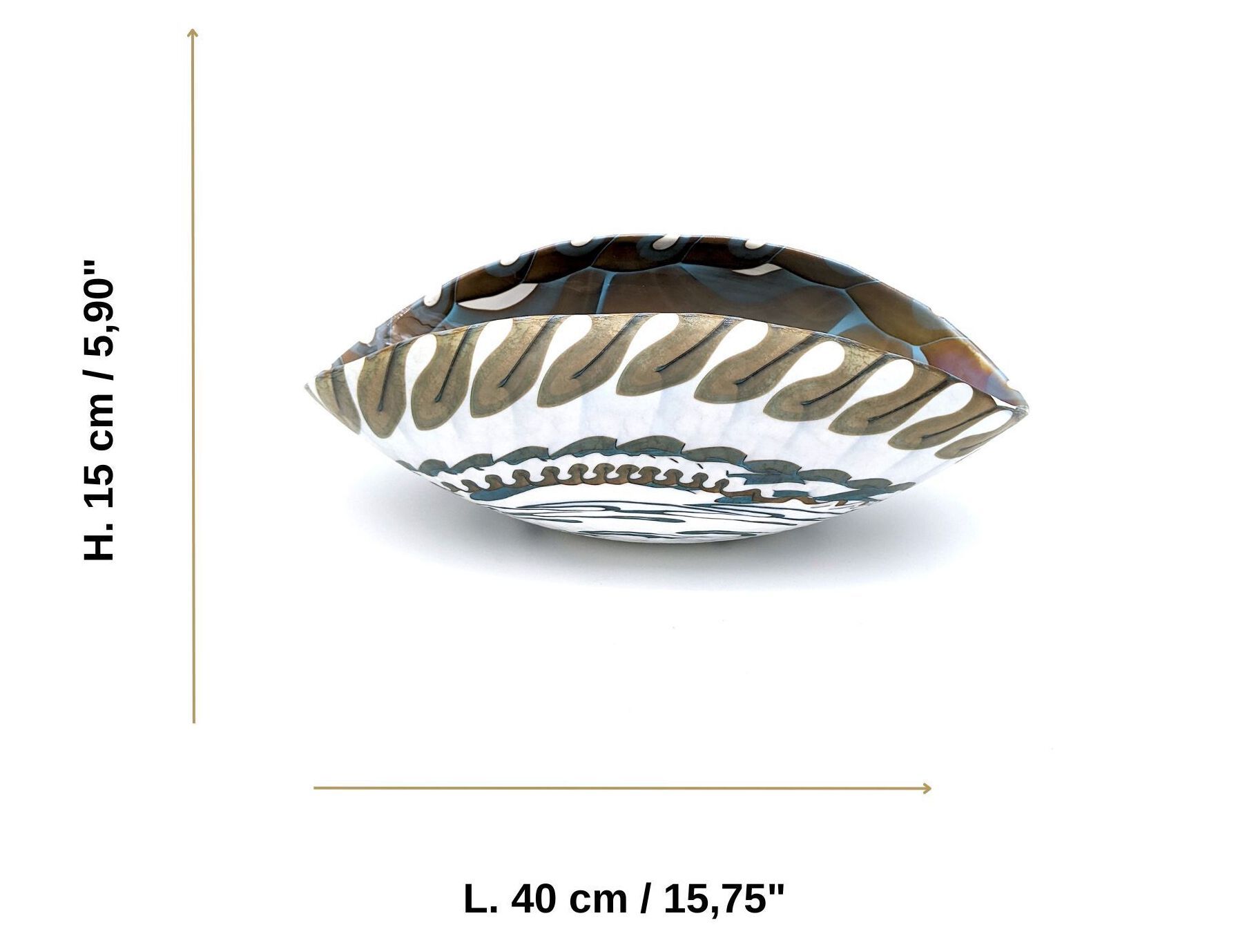 Центральные элементы из муранского стекла ручной работы YourMurano Shell ARCH-00036783 - Вид №6