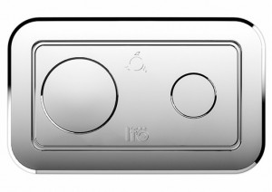Z97251 Кнопка смыва IFO Spira, хромированная, с унитазом Fresh WC