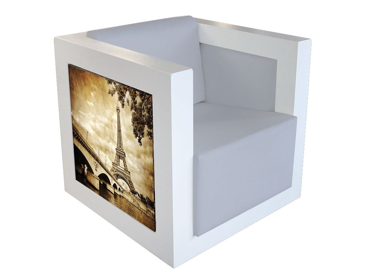 Светящееся кресло из ПВХ с подлокотниками BARRISOL BARRISOL® ARCH-00045408 - Вид №1