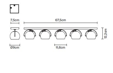 Регулируемый настенный светильник Fabbian Beluga Steel ARCH-00090463 - Вид №3