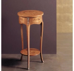 Rozzoni Высокий деревянный журнальный столик с журнальной полкой для гостиной Classic