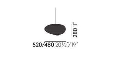 Японский бумажный подвесной светильник In Stock Vitra ARCH-00079285 - Вид №5