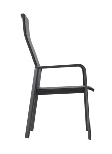 Штабелируемый садовый стул с высокой спинкой