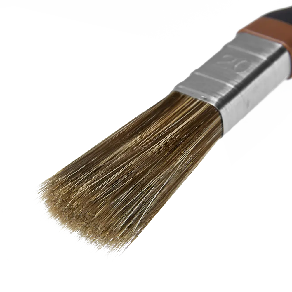 Кисть плоская для лаков и антисептиков 20 мм DILWIS синтетическая щетина STLM-2102043 - Вид №1