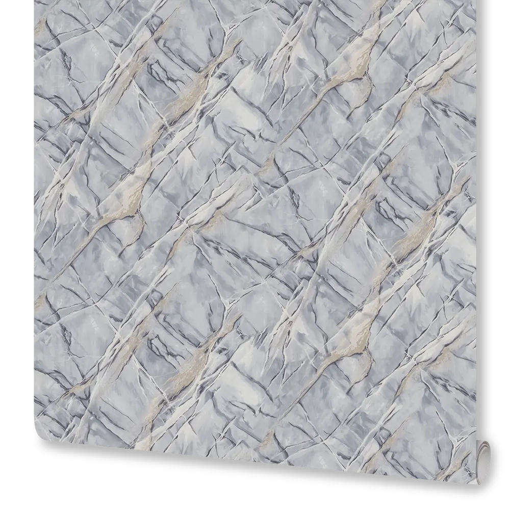 Обои флизелиновые Euro Decor Slab синие с абстрактным рисунком 1.06 м 89416645 STLM-1578520