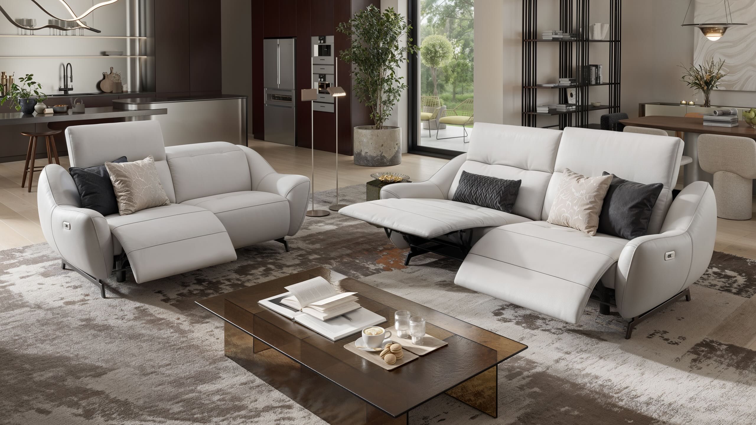 2-местный кожаный диван Sofanella ARCH-00063605 - Вид №5