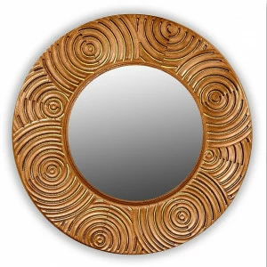 Бронзовое зеркало круглое настенное PENUMBRA IN SHAPE PENUMBRA 00-3860104 Бронза