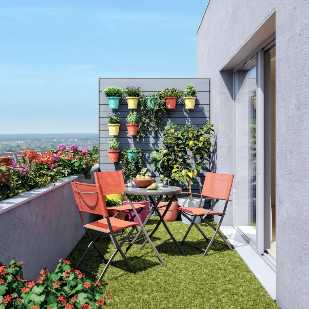 Стул Naterial Emys Origami складной 52x42x83 см сталь красный STLM-2172913 - Вид №8