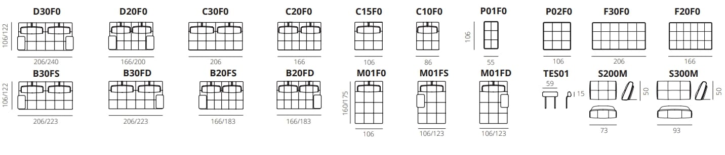 Кожаный модульный диван AERRE ITALIA DENERIS PLUS ARCH-00058004 - Вид №4