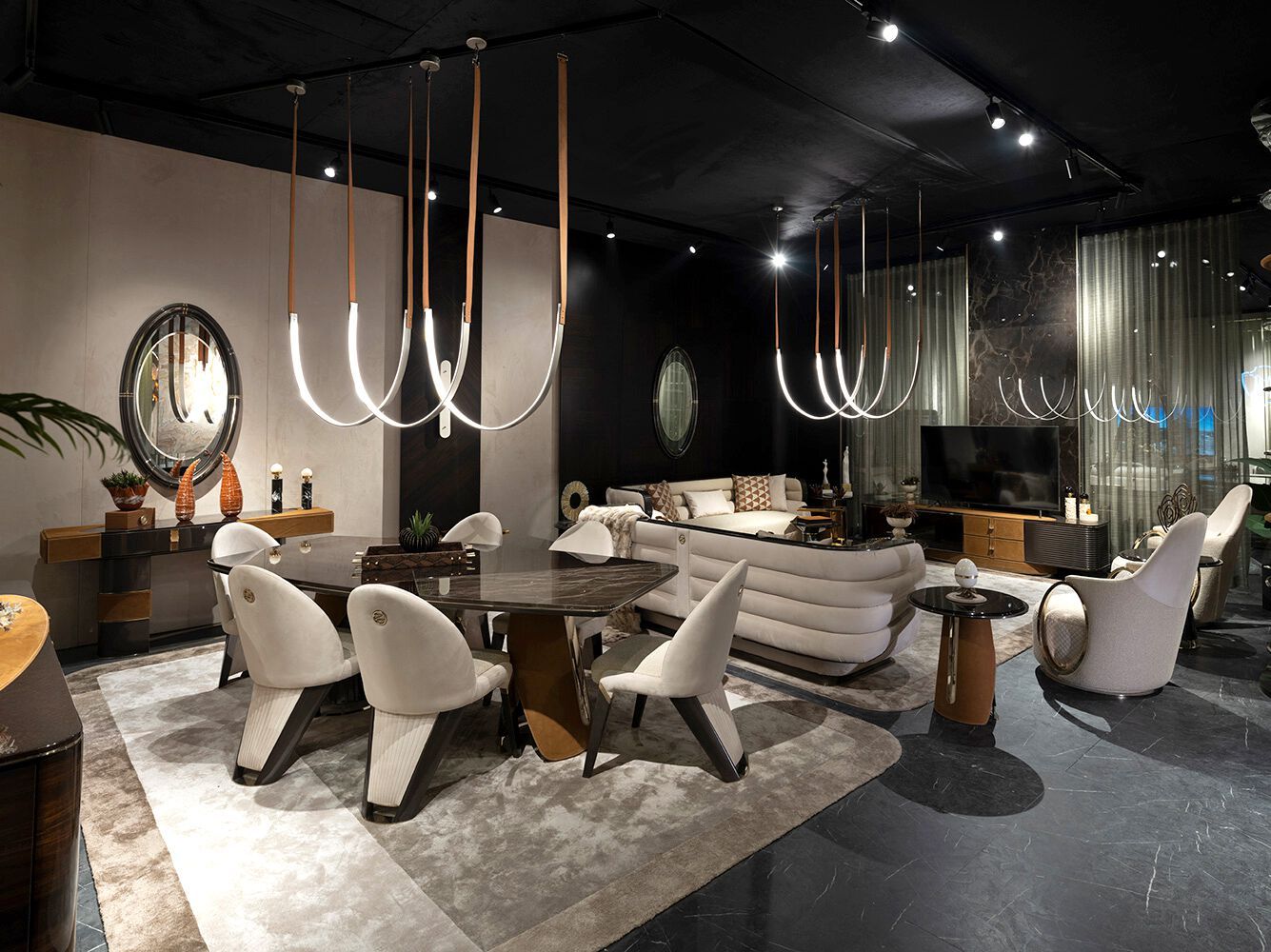 Прямоугольный обеденный стол Zebrano Niks ARCH-00103826 - Вид №8