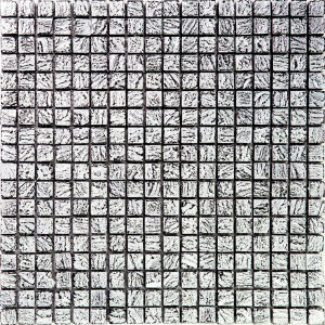 Декоративная мозаика FDC-9-9-300x300 30x30см мрамор цвет серый / серебристый SKALINI Fire Dance