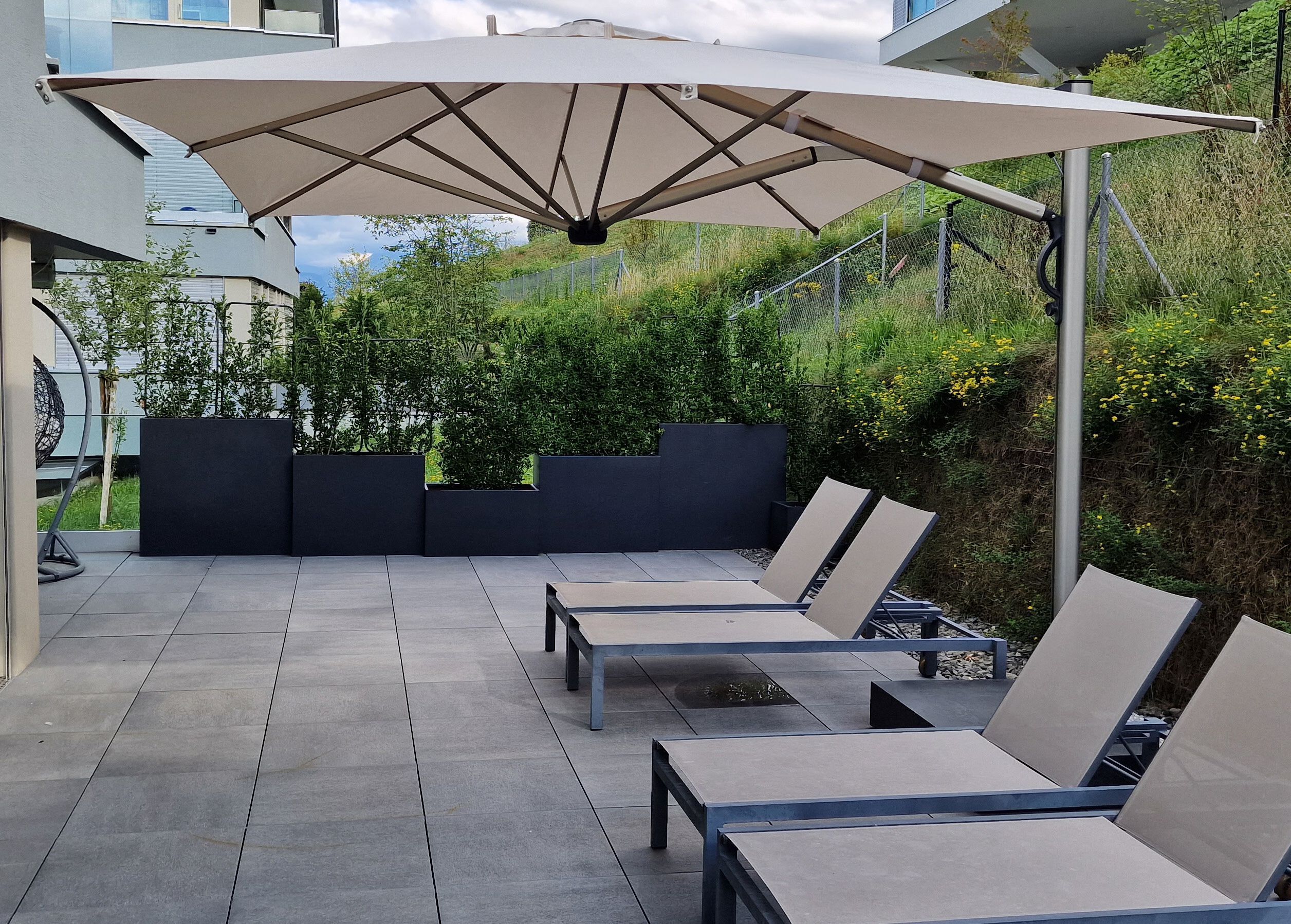 Модульная металлическая плантатор DRIGANI FLOWER BOX ARCH-00039105 - Вид №1