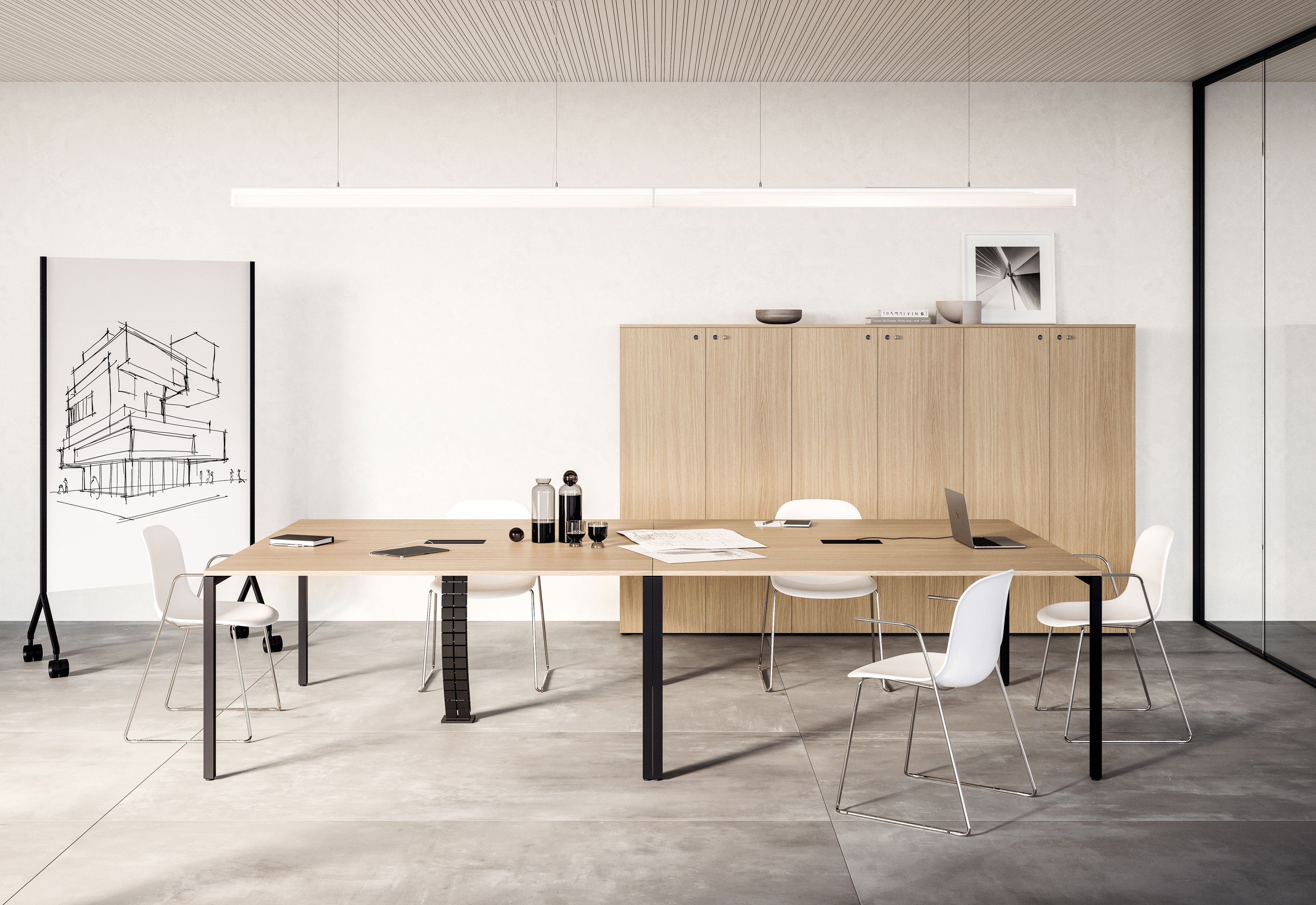 Квадратный стол для встреч FANTONI Framework 2.0 ARCH-00051823 - Вид №1