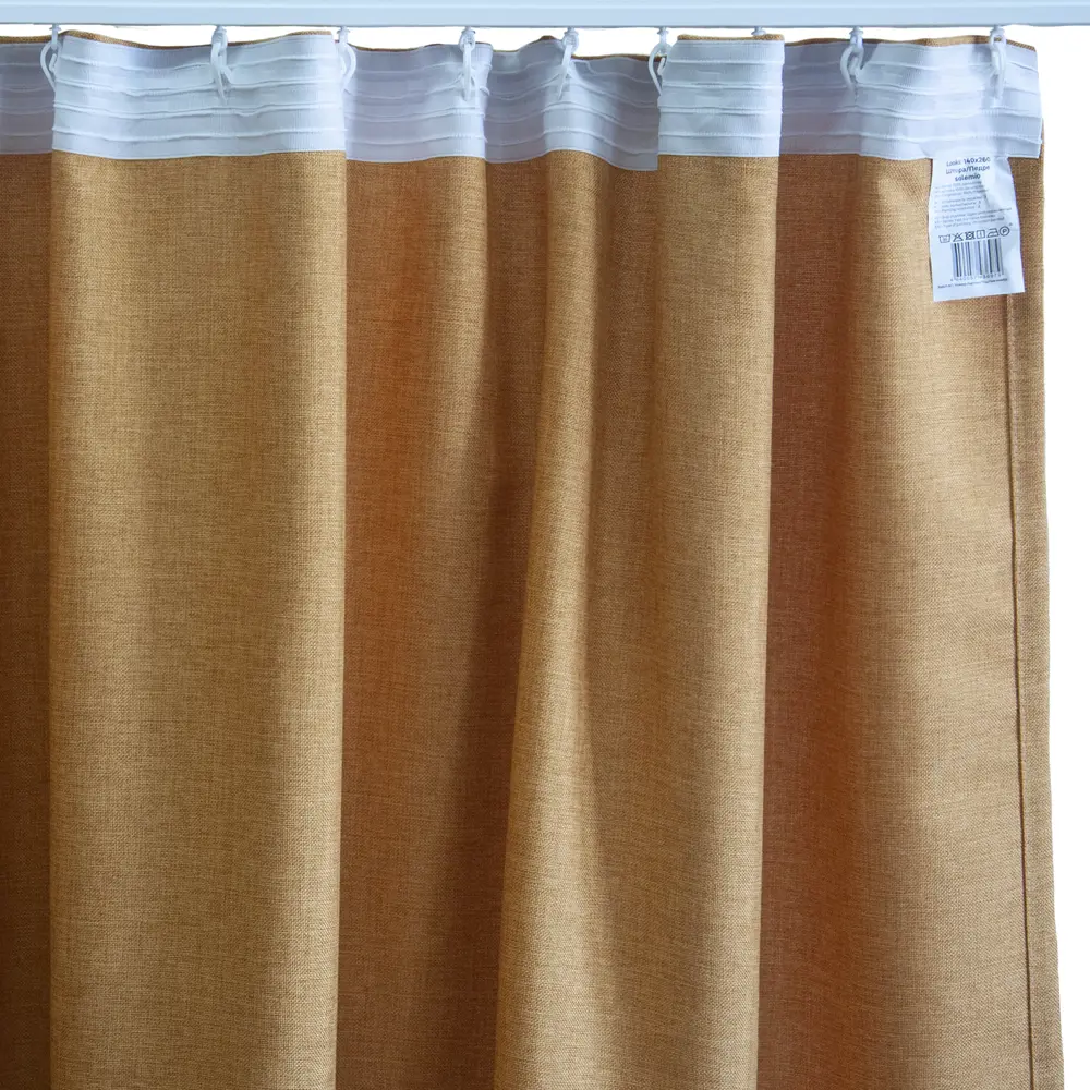 Штора на ленте Seasons Looks 140х260 см Solemio1 цвет желтый STLM-2028061 - Вид №3