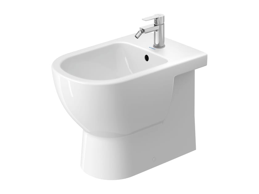 Керамическое напольное биде с переливом Duravit D-Code ARCH-00090917