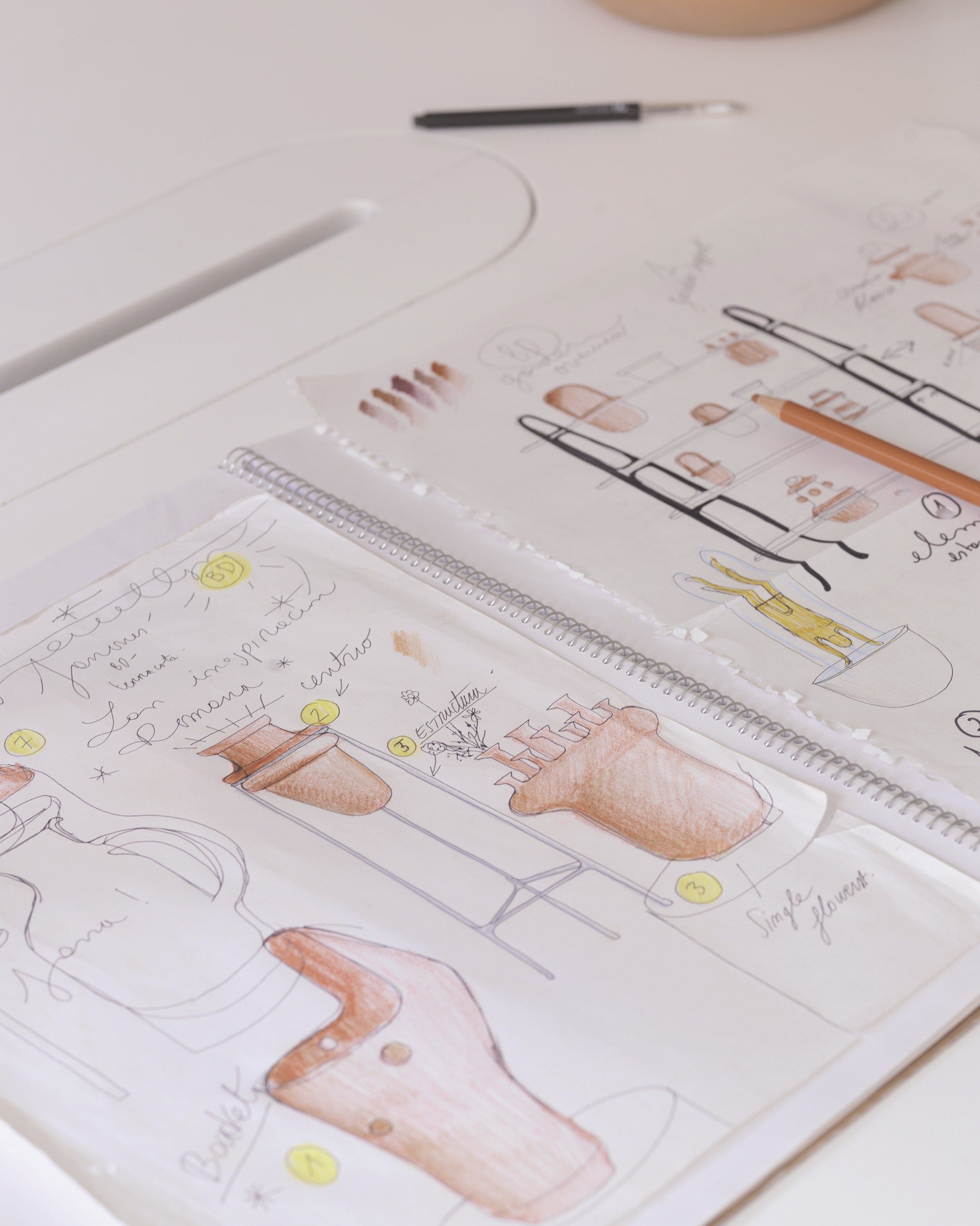 Низкий терракотовый садовый горшок BD Barcelona GARDENIAS N.4 ARCH-00103459 - Вид №11