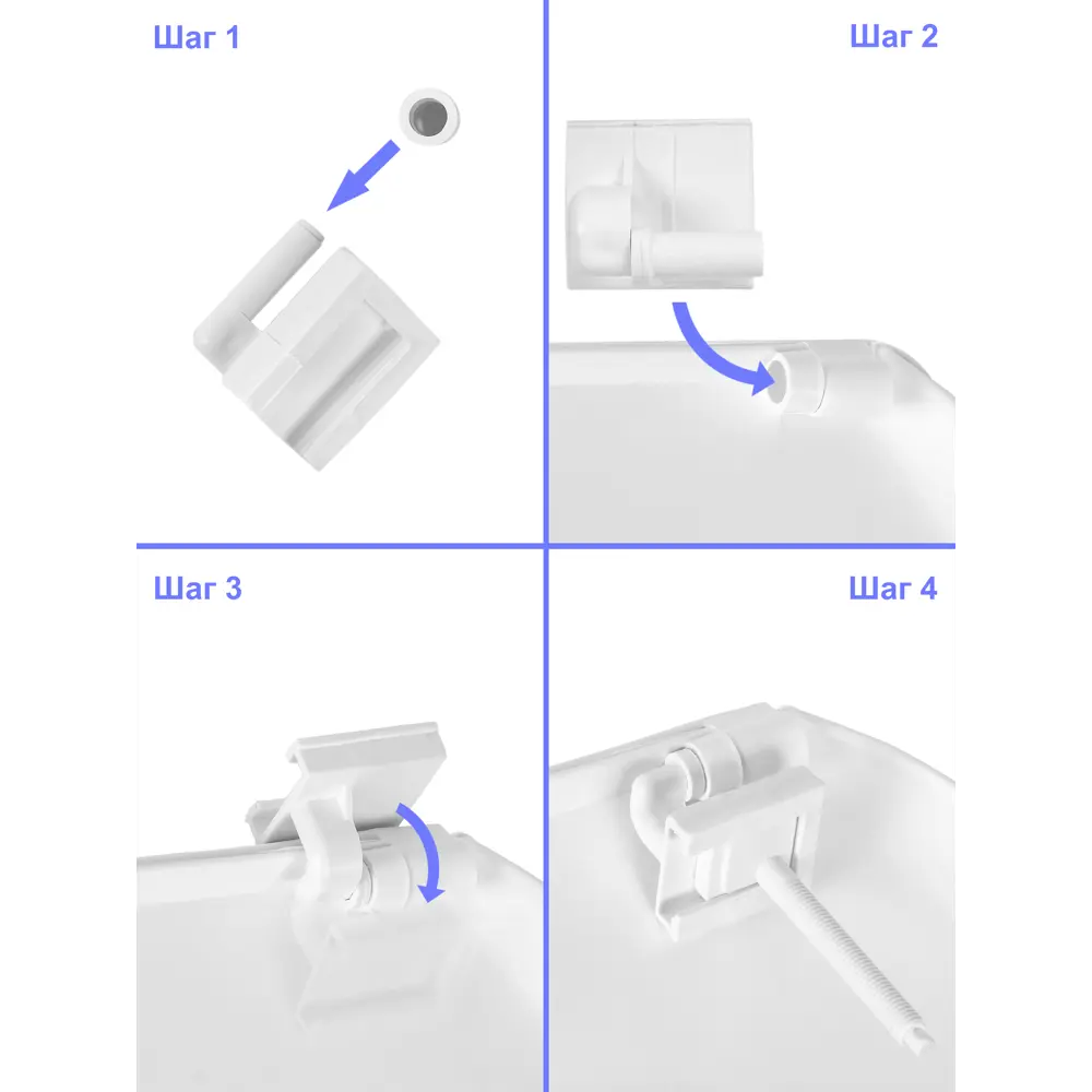 Сиденье для унитаза полипропилен цвет белый Santreyd Белое STLM-2076210 - Вид №3