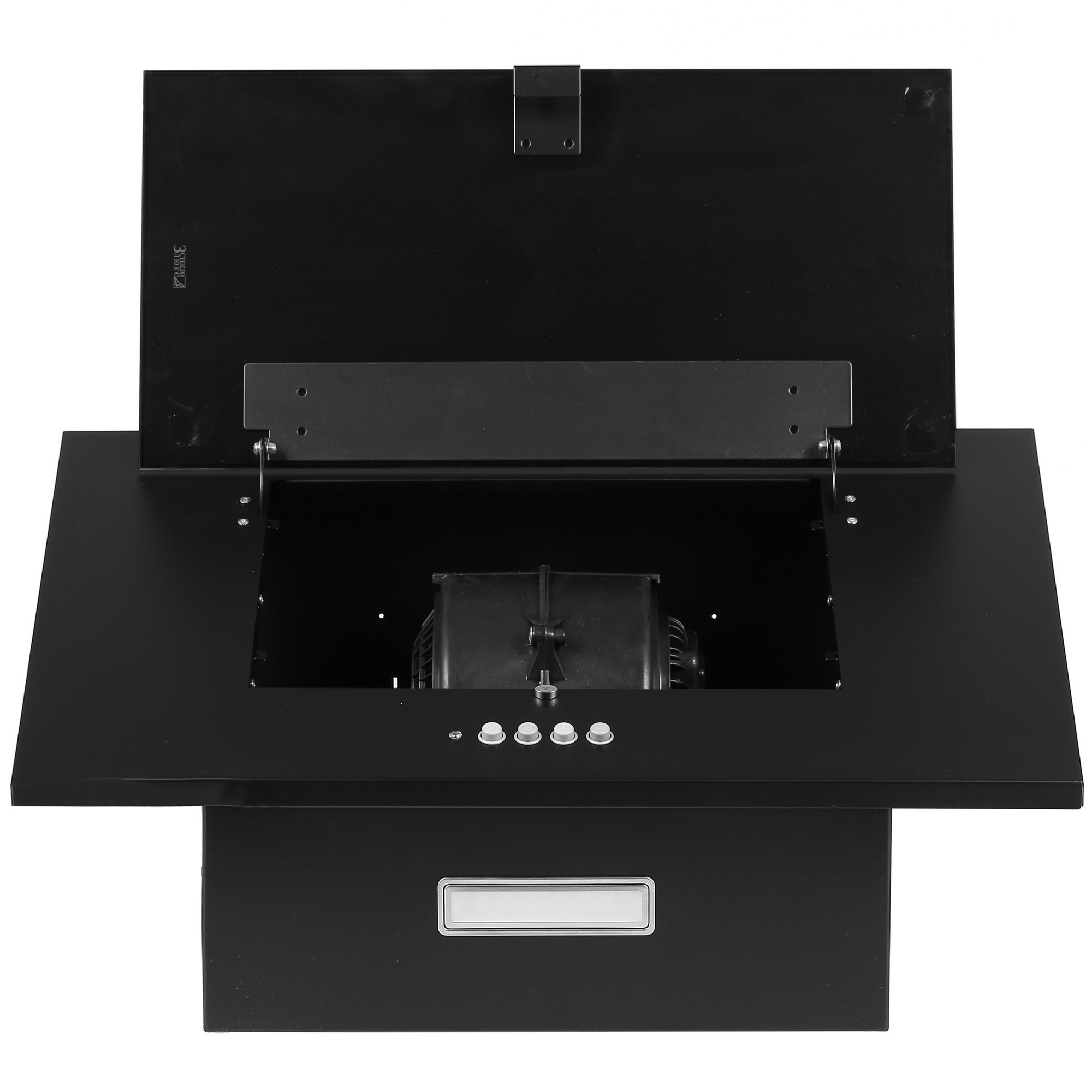 5334426 Вытяжка наклонная ELIKOR Коралл 60П-430-К3Д черный/черный STDN-0071126 - Вид №8