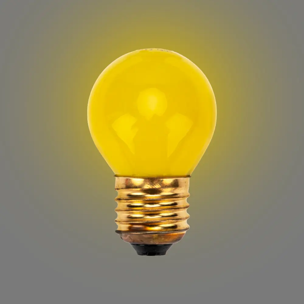 Лампа накаливания Neon-Night E27 230 В 10 Вт шар 70 лм желтый цвет света Santreyd STLM-2202133 - Вид №1