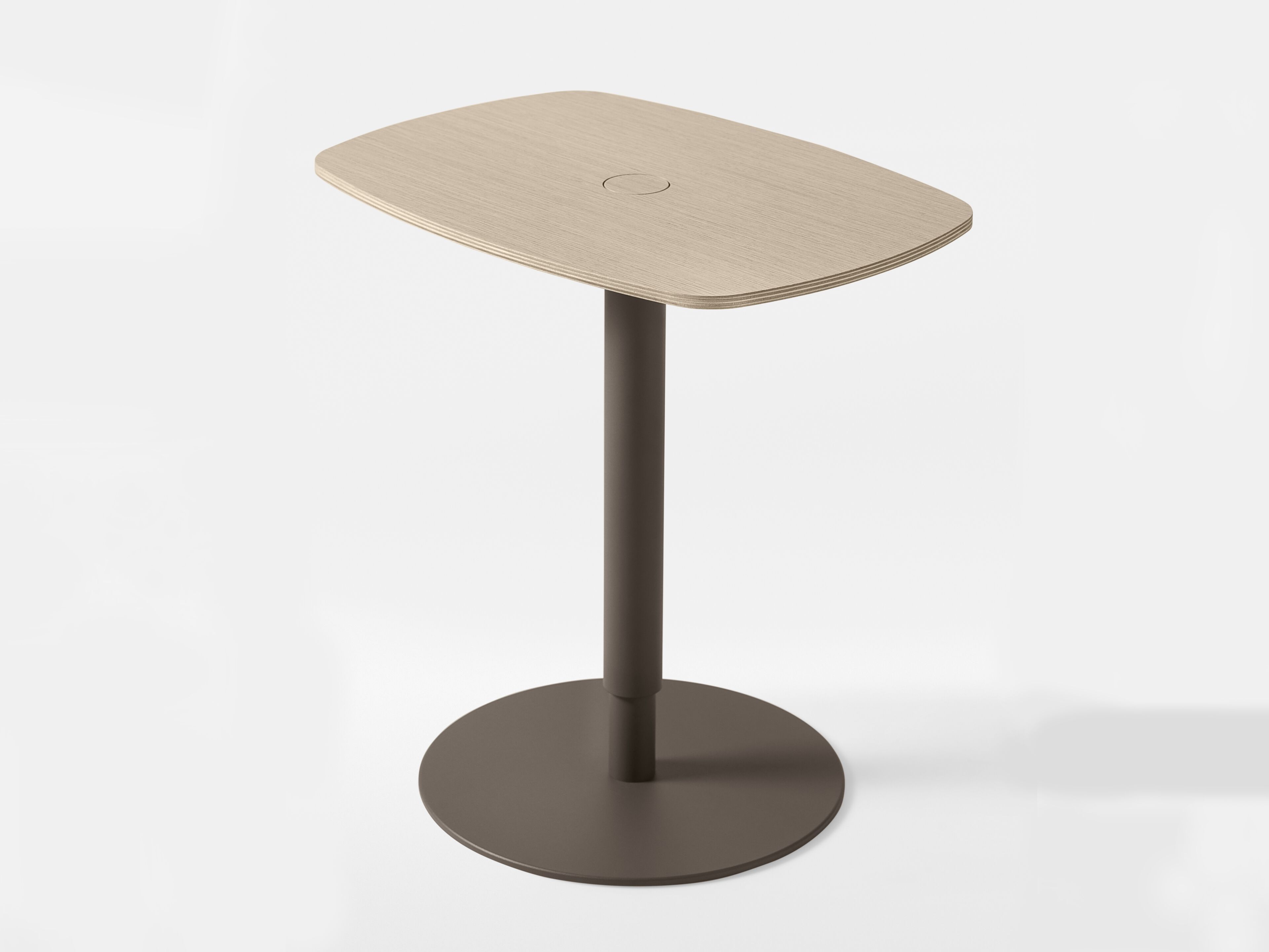 Журнальный столик с регулируемой высотой из стали и дерева Kastel Kobi ARCH-00135390 - Вид №1