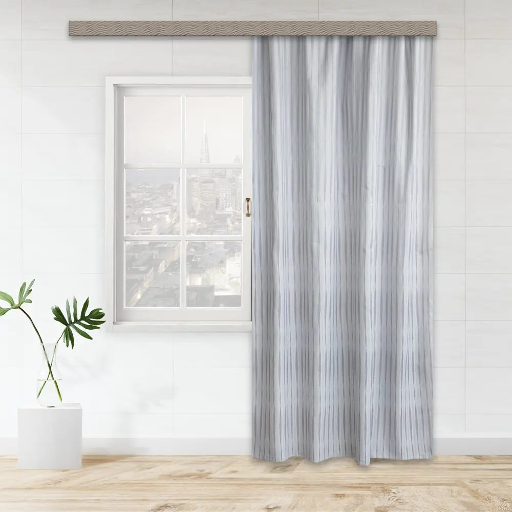 Штора на ленте Африка 160x260 см цвет голубой WITERRA STLM-2076954 - Вид №6