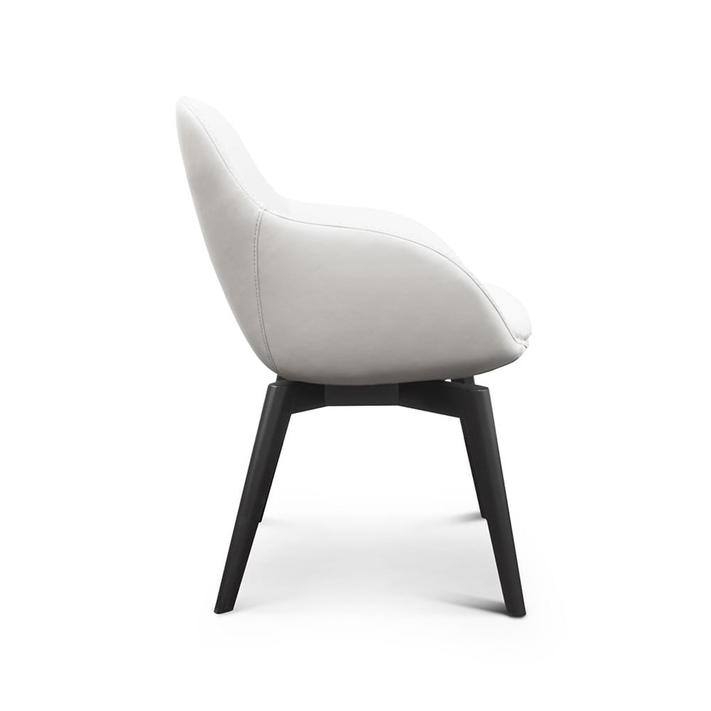 Мягкий стул из оленьей кожи с подлокотниками Formitalia Downtown ARCH-00088147 - Вид №2