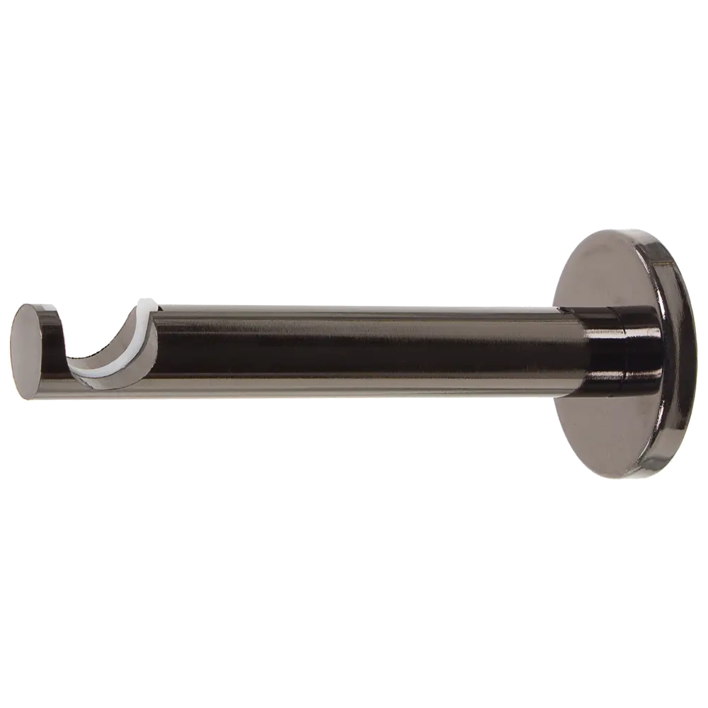 Держатель однорядный с пластиковой вставкой Inspire 12.5 см цвет оникс STLM-2157465