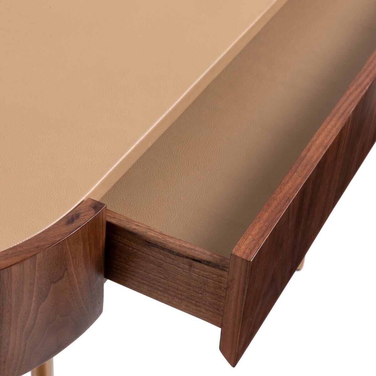 Деревянный шпон овальный консольный стол с ящиками AMPM Aslen ARCH-00109910 - Вид №3