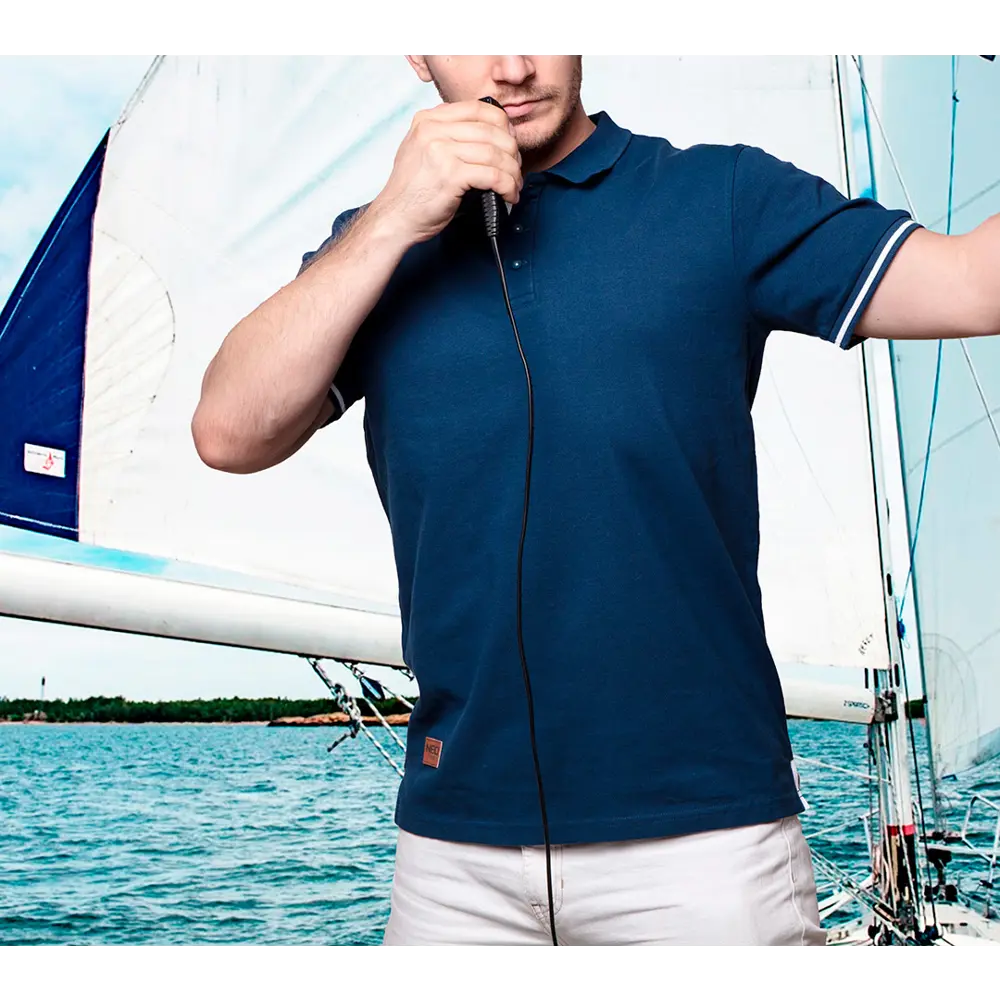 Футболка-поло Neo Tools Denim темно-синяя размер S рост 178 STLM-2193989 - Вид №2