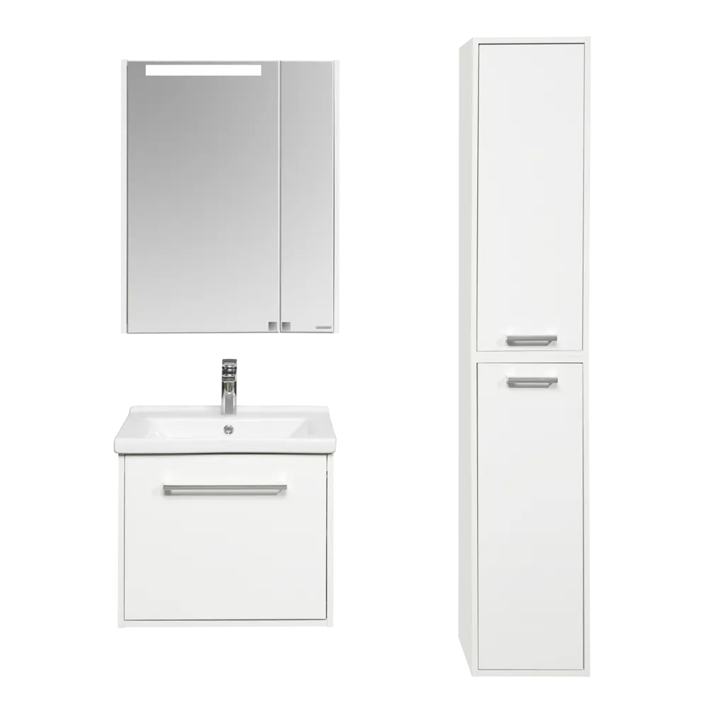 Пенал Aquaton Мерида 33 см цвет белый STLM-2038848 - Вид №6