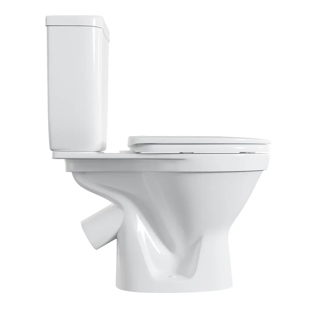 Унитаз-компакт Vitra Norm Zart косой выпуск двойной слив STLM-2004579 - Вид №1