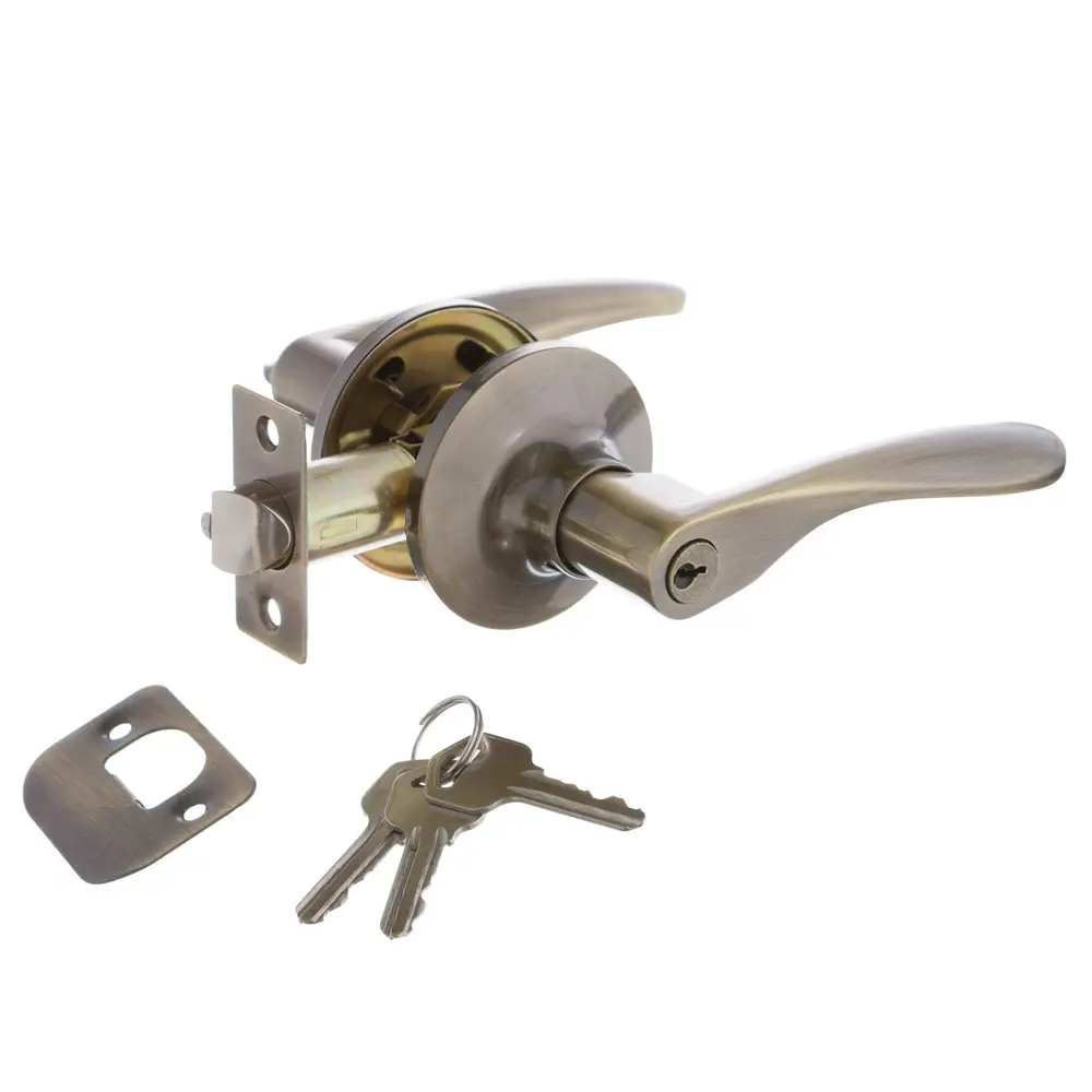 Ручка дверная фалевая 892-AB-ET с ключом EURO STLM-2088304