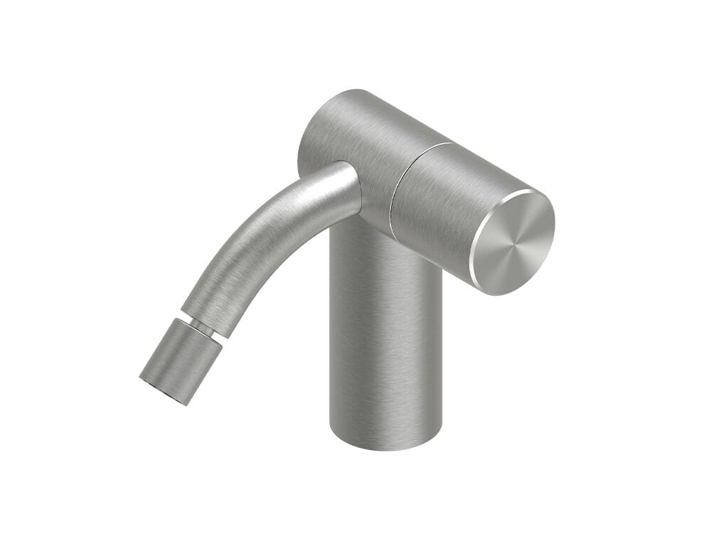 Стальной прогрессивный смеситель для раковины с поворотным горлышком Quadrodesign Hum ARCH-00150751 - Вид №1