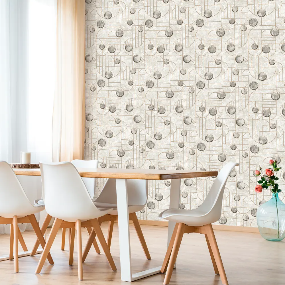 Обои бумажные Elysium Концепт бежевые 0.53 м 907801 STLM-2029907 - Вид №2