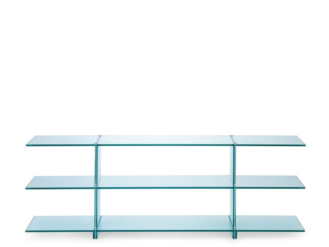 Прямоугольная консоль из флоат-стекла FontanaArte ARCH-00098527