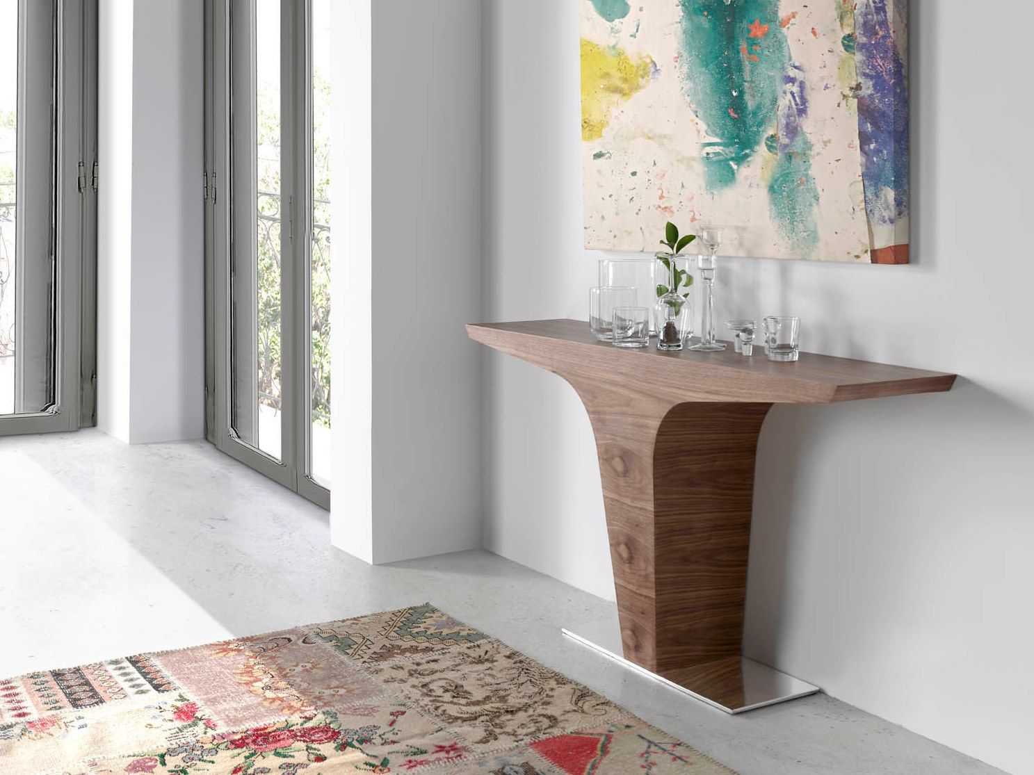 Деревянная прямоугольная консоль Angel Cerda Urban Deco ARCH-00126534 - Вид №2