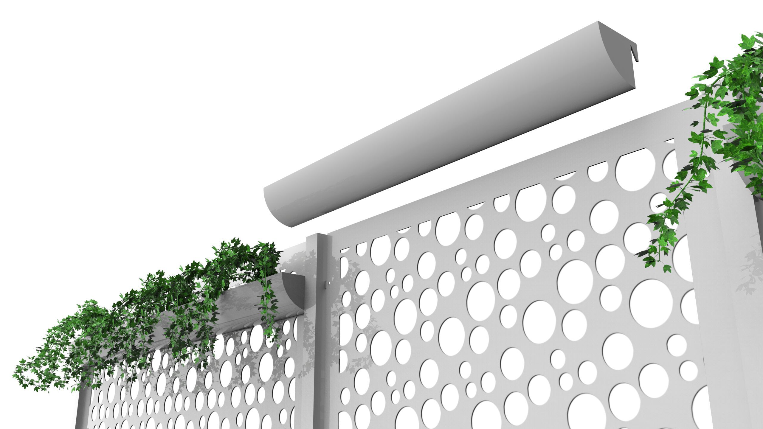 Стальной модульный экранный забор CITYSì ARIA ARCH-00058180 - Вид №1