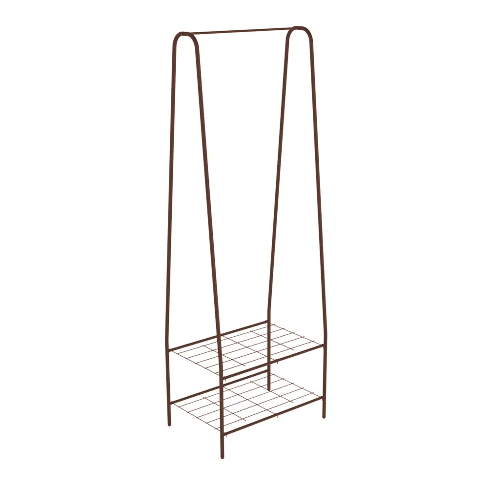 Вешалка напольная Sheffilton SHT-WR18  59x170x40 см металл цвет оранжевый Santreyd STLM-2098630 - Вид №2