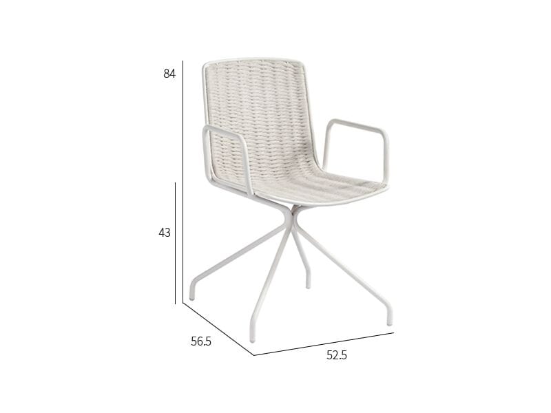 Садовый стул на веревочном насесте VINEKO красивая ARCH-00074865 - Вид №2