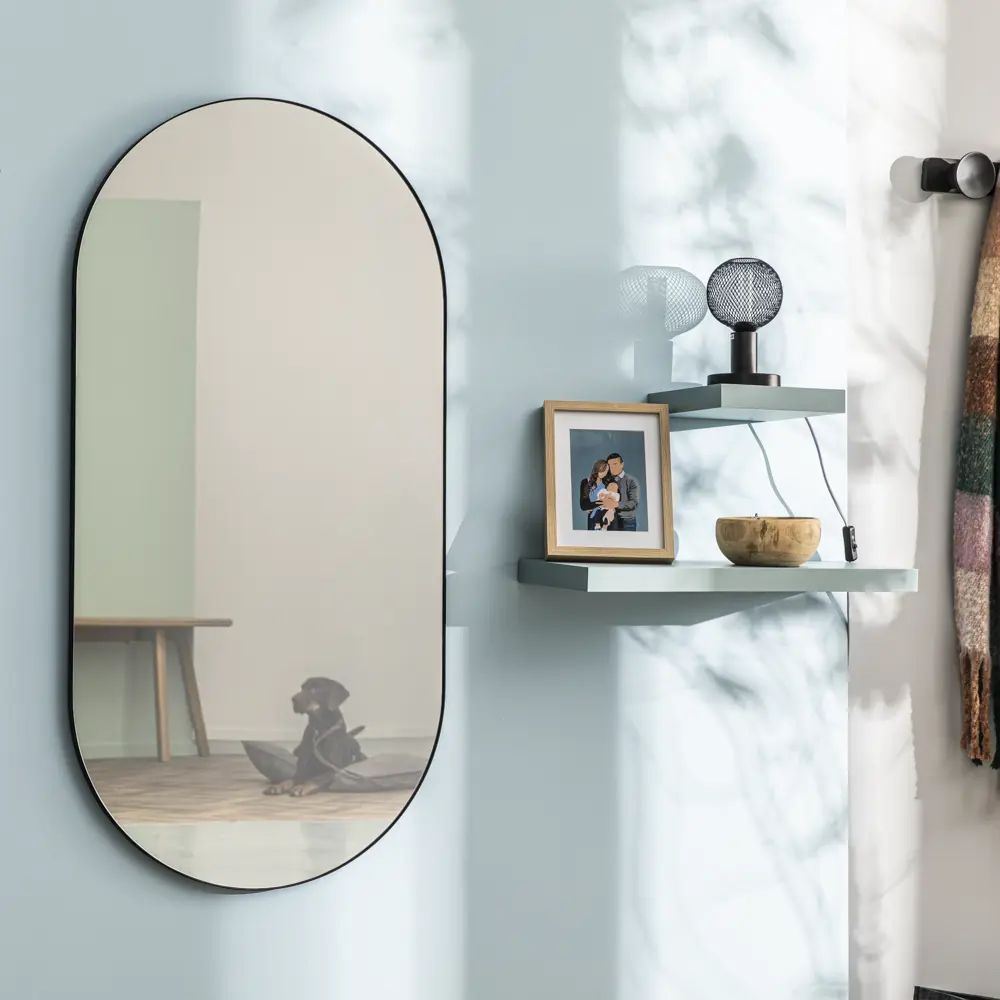 Полка настенная Spaceo Aqua 23x23.5 см МДФ цвет синий STLM-2008545 - Вид №7