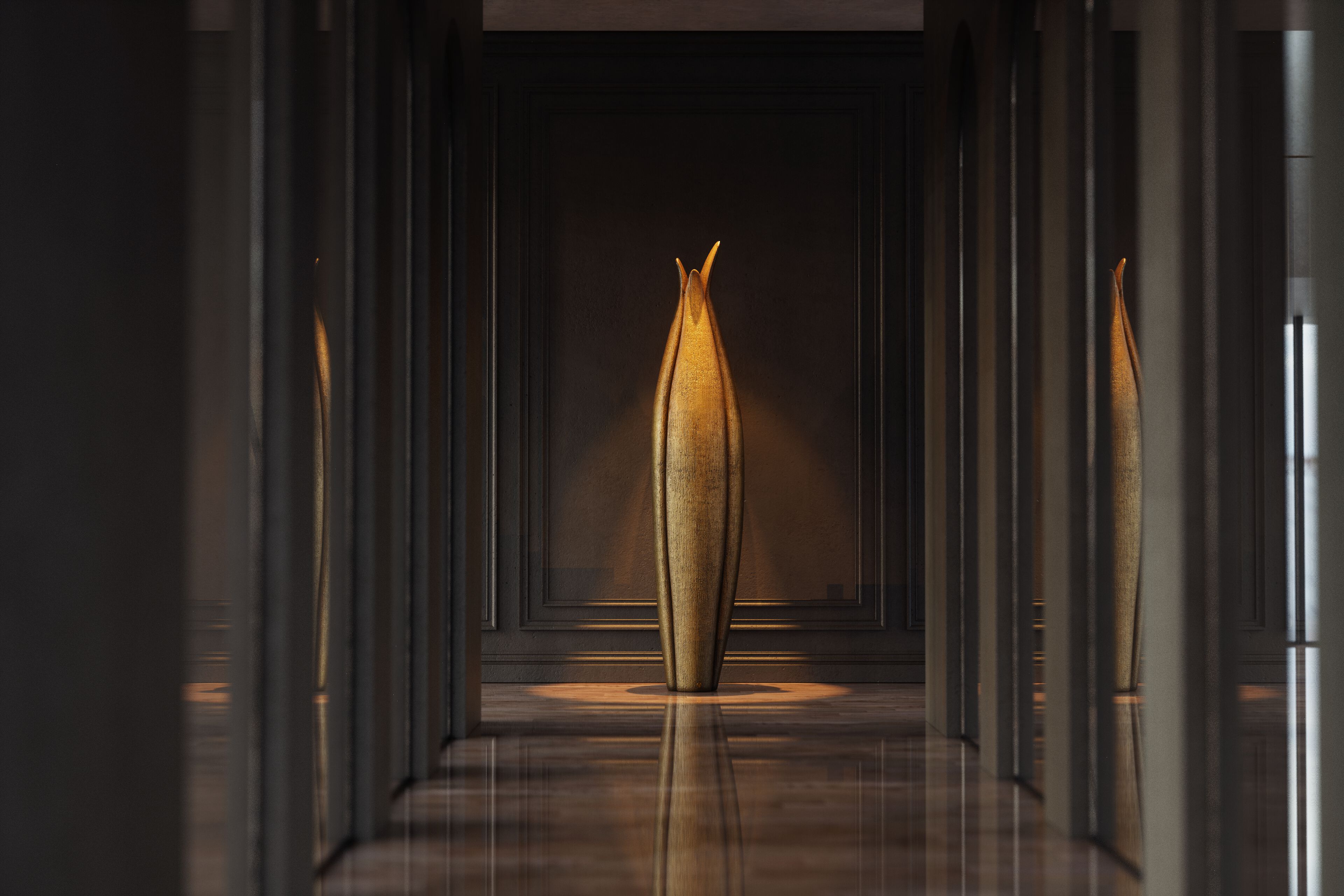 Декоративная ваза из стекловолокна KARPA AGAVE K8003 ARCH-00086550 - Вид №2