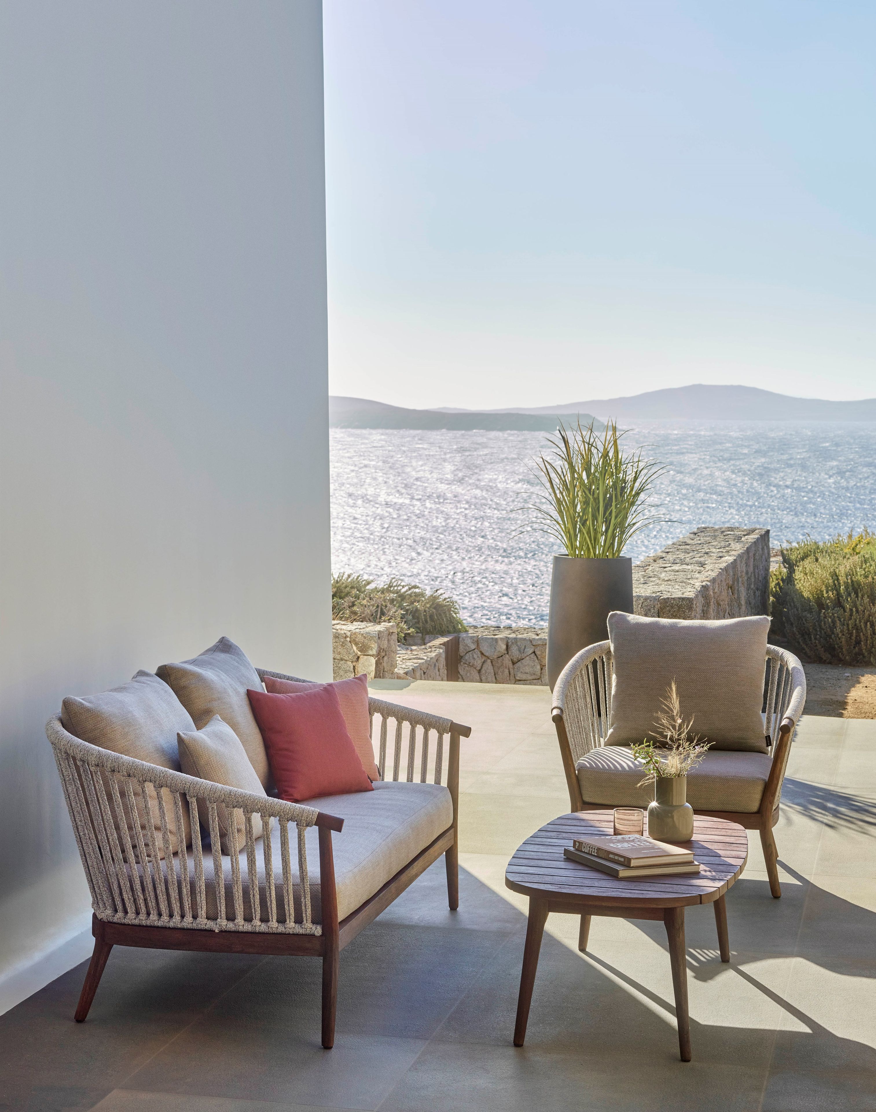 Кресло для сада с мягкой акриловой тканью Jardinico дерево ARCH-00141723 - Вид №7